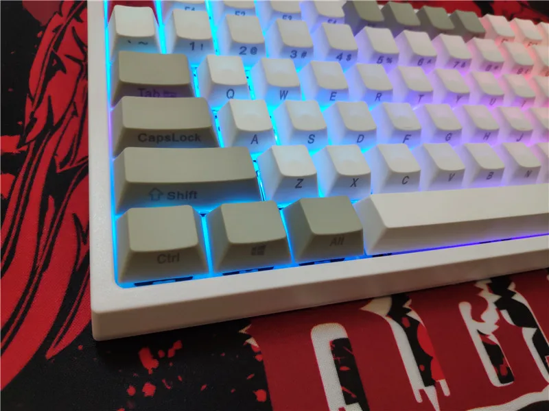 RGB Keycool 84 механическая клавиатура игровая клавиатура с переключателем gateron подсветка мини компактный keycool84