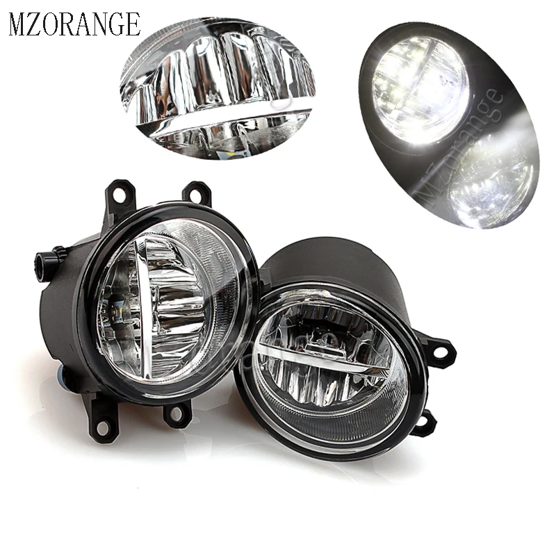 MZORANGE 2 шт. противотуманный светильник противотуманная фара для TOYOTA AVENSIS AURIS RAV 4 III CAMRY для Corolla PRIUS YARIS 2003- светодиодный противотуманный светильник s