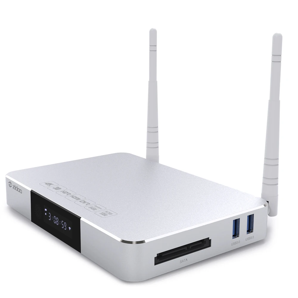 ТВ приставка Zidoo Z9S 4K медиаплеер Realtek RTD1296DD CPU 2 Гб 16 1000 Мбит/с BT4.1 HDR Android 7 1 USB3.0 10 бит