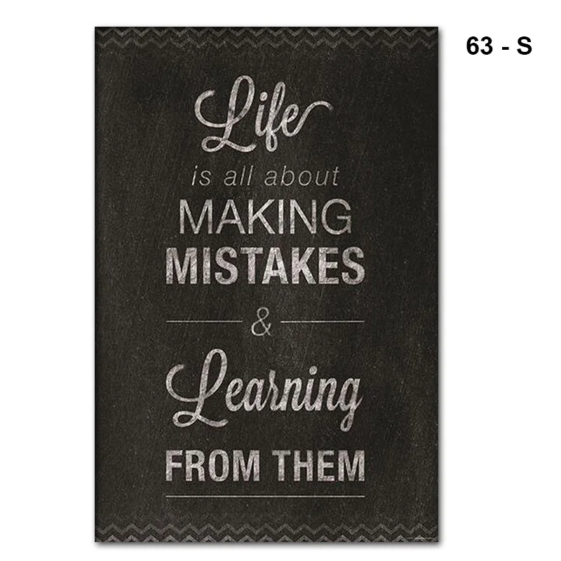 63 Newly Motivational Classroom Wall Posters Inspirational Quotes for Students Teacher Classroom Decorations TE889 - Цвет: 63
