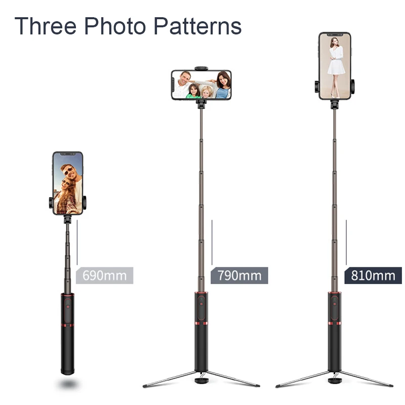 Новый горячий 3 в 1 селфи Палка с Bluetooth дистанционным вращением на 360 градусов Мини
