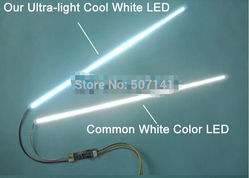 Free shipping20pcs 19'' W 425mm Adjustable brightness led backlight strip kit,Update 19inch-wide LCD CCFL panel to LED backlight enlarge