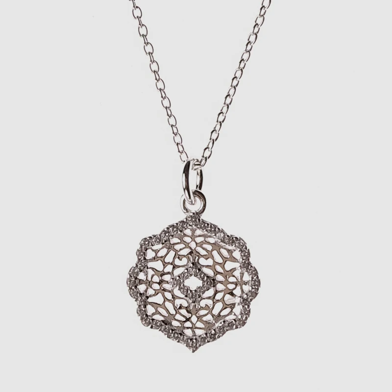 Бутик amorita silver925 фианиты маленький кулон ожерелья | Украшения и аксессуары
