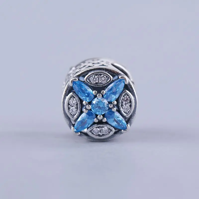 Подвеска для браслета Pandora Cross snowflake из стерлингового серебра 925 пробы подвеска