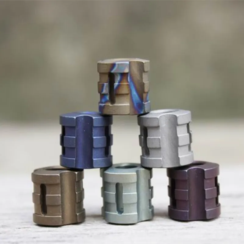 G нож из титанового сплава бусины Паракорд банка подходит для Тритиевого