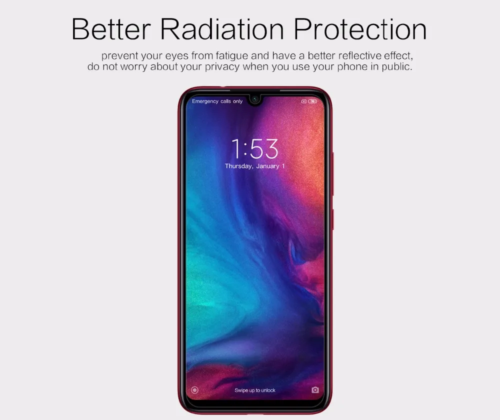 2 шт./лот Защитная пленка для экрана Xiaomi Redmi Note 7 NILLKIN Антибликовая матовая защитная