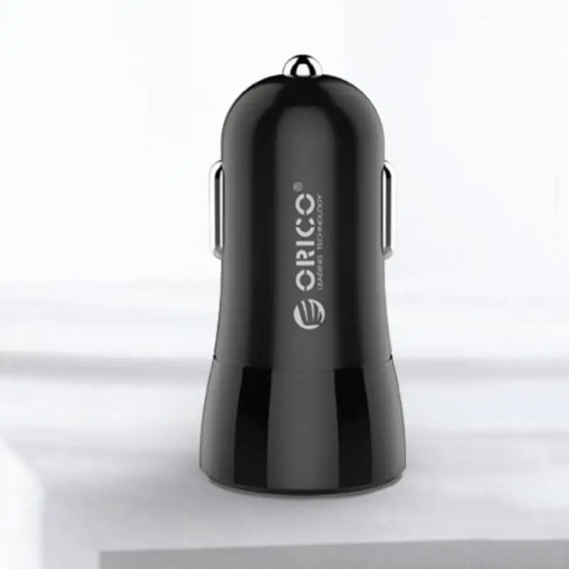 ORICO UPQ-2U 12 Вт мини USB Автомобильное зарядное устройство с двумя usb-портами автомобильное зарядное устройство для iphone 8 Plus samsung s8 usb зарядное устройство для мобильного телефона