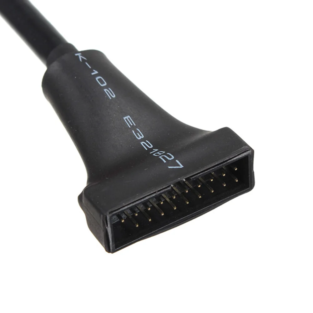 Новый USB 3 0 20 Pin папа 2 9Pin Материнская плата Дом конвертер адаптер кабель