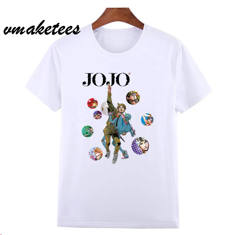 HCP4588A Новое поступление JoJo Необычные Приключения футболка для мужчин женщин принт модная футболка короткий рукав Уличная Повседневная летняя HCP4588 - Цвет: HCP4588A