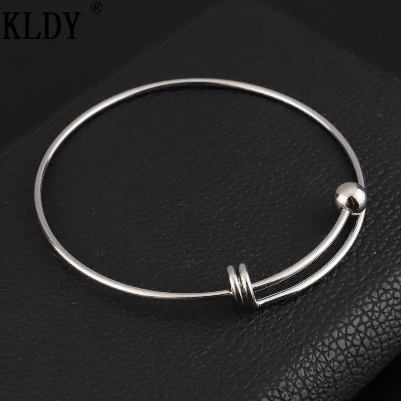 KLDY простой пара браслет сбоку любовь амулет нержавеющая сталь мода