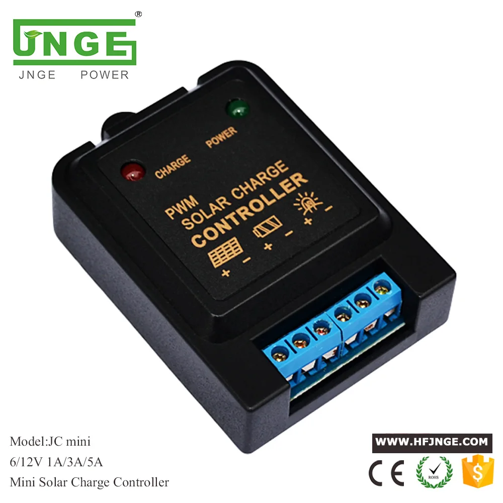 JNGE POWER Smart 3А 6 в 12 В мини солнечная панель светодиодный контроллер уличного