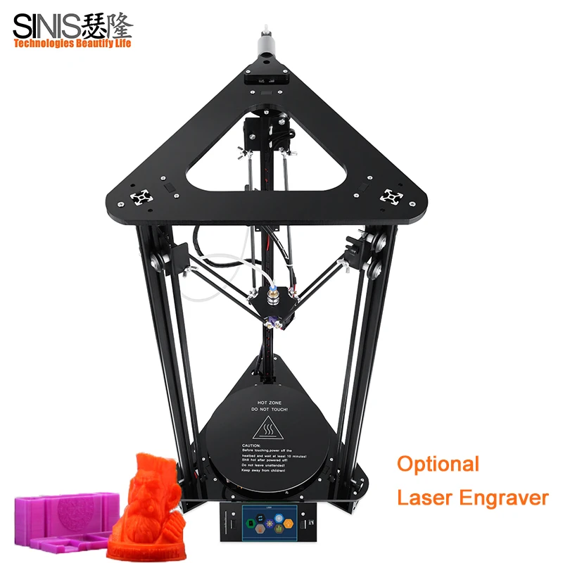 Модернизированный Sinis Z1/T1plus 3D FDM печатная машина алюминиевая рама 3d Принтер