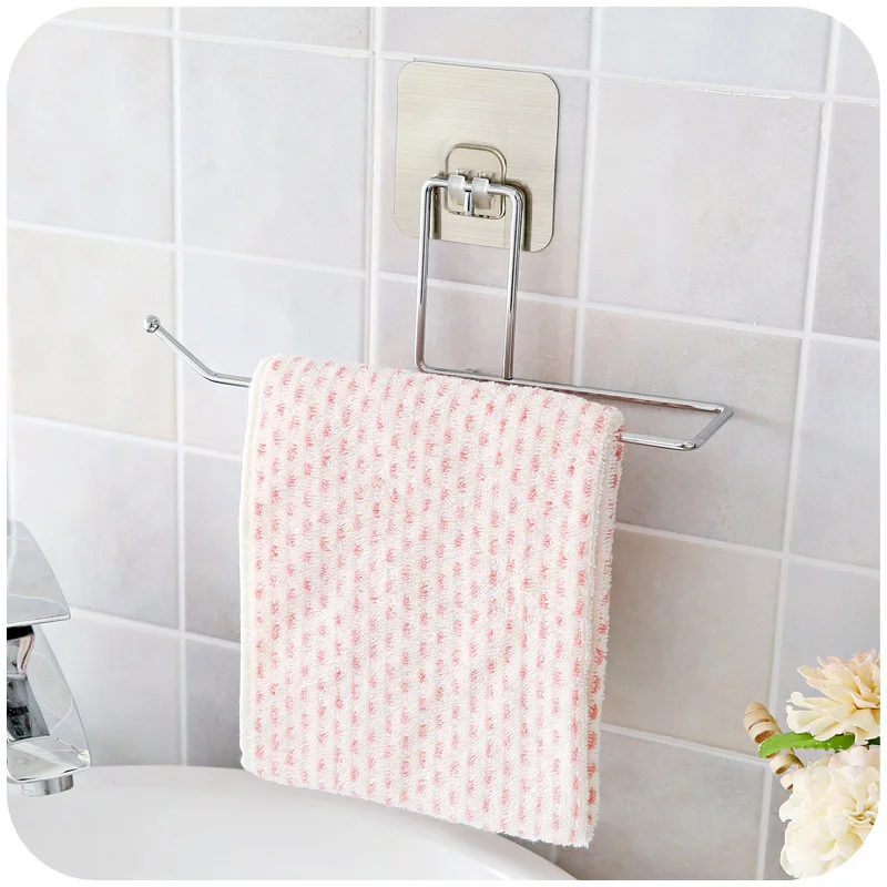 

1 set! Wall-mounted Hanger Tissue Holder bathroom towel rack Hanging tissue toilet paper holder kitchen accessories