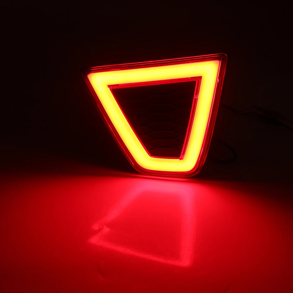 1 пара предупреждающих ламп для заднего бампера автомобиля противотуманные