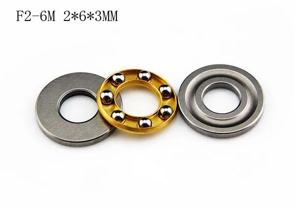 5 шт. F2 6M Осевой Упорный шариковый подшипник 3 Запчасти 2 мм x 6 Новый|bearing bearing|bearing