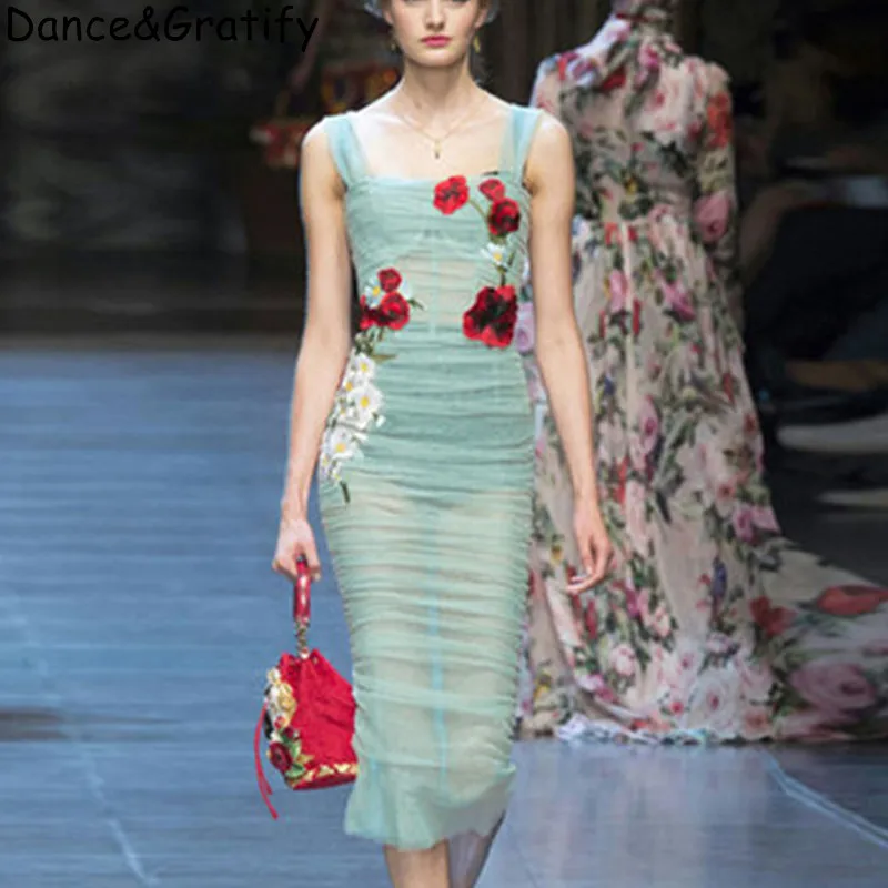 Женское облегающее платье миди Брендовое дизайнерское подиумное винтажное с