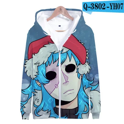 2 Косплей, Sally Face, худи для мальчиков/девочек, 3D, Sally Face, толстовки на молнии, толстовки для мужчин/женщин, модный уличный костюм Толстовка и штаны - Цвет: 2