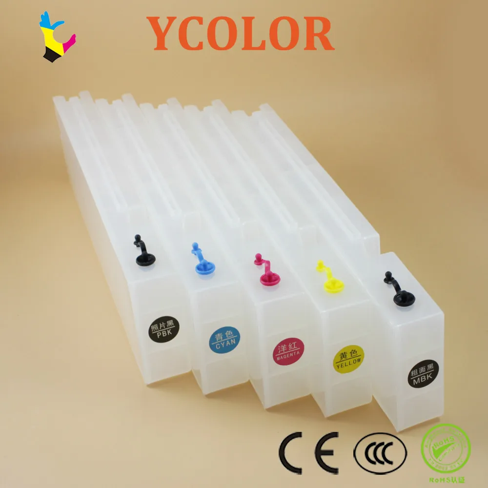 Перезаправляемый картридж 1000 мл для Epson SureColor T3070 T5070 T7070 T3000 T5000 T7000 T3270 T5270 T7270 с