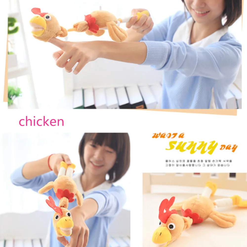 flying chicken Летающая обезьяна, курица с изображением утки, лягушки корова Кричащие летающие рогатки забавные плюшевые игрушки - Цвет: flying chicken