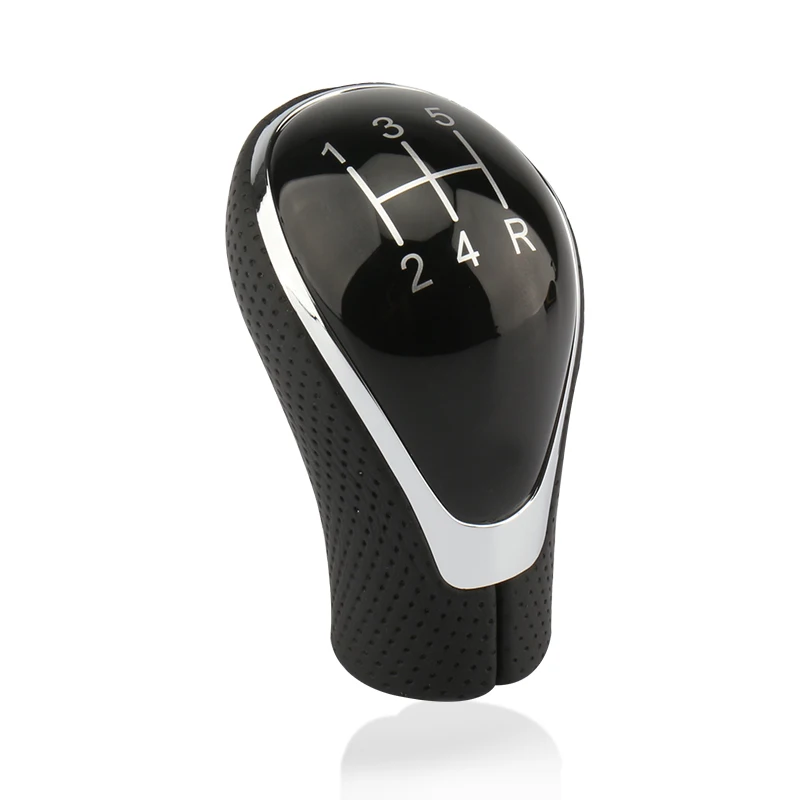 Серебристый Коробка передач ручки рукоятка для рычага переключения передач палка головка для KIA для Cerato для Sportage R для Null натуральная кожа 3 цвета - Название цвета: Серебристый