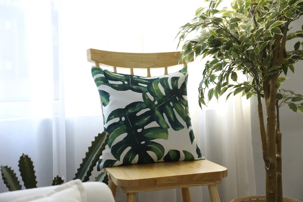 Чехол для подушки из хлопка и льна|cushion cover|pillow cushion coverscushion cover tropical |