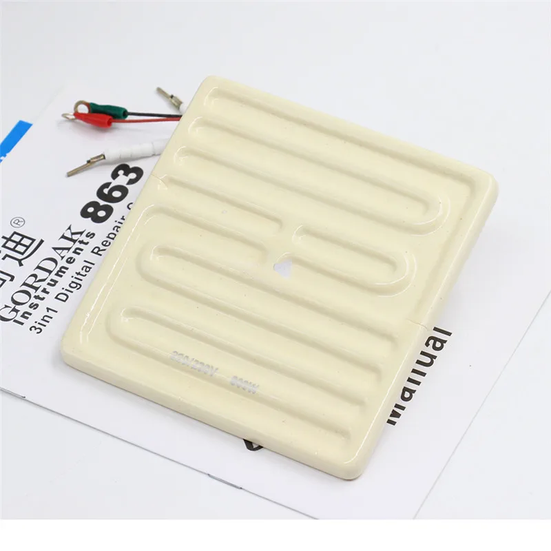 5 Package GORDAK 863 BGA Паяльные станции тепловой воздушный пистолет ручка железная ручка керамическая плитка 858 сопла - Цвет: 5 Package
