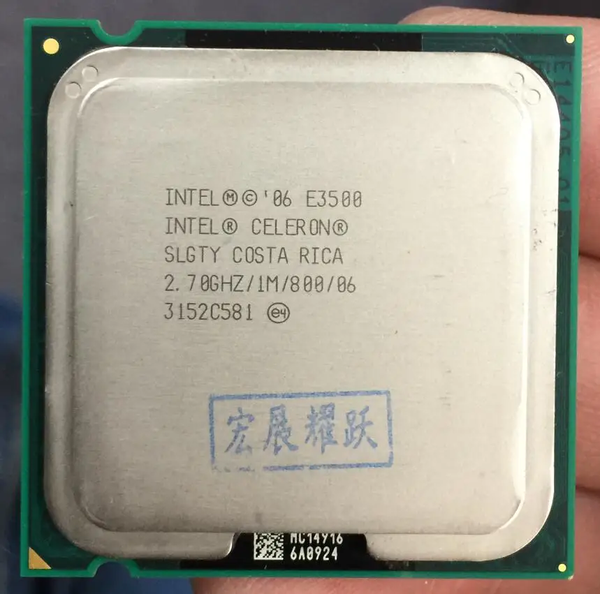 Intel Celeron Processor E3500 Dual-Core CPU LGA 775 100% working properly Desktop | Компьютеры и офис