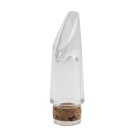 durable transparent bb clarinet mouthpiece acrylic material bolwtorch woodwind instruments parts with cork