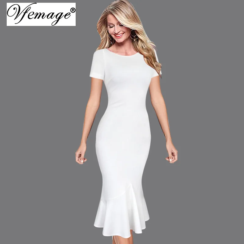 Женский vfemage элегантный винтажный цветочный принт Pinup стрейч Повседневные