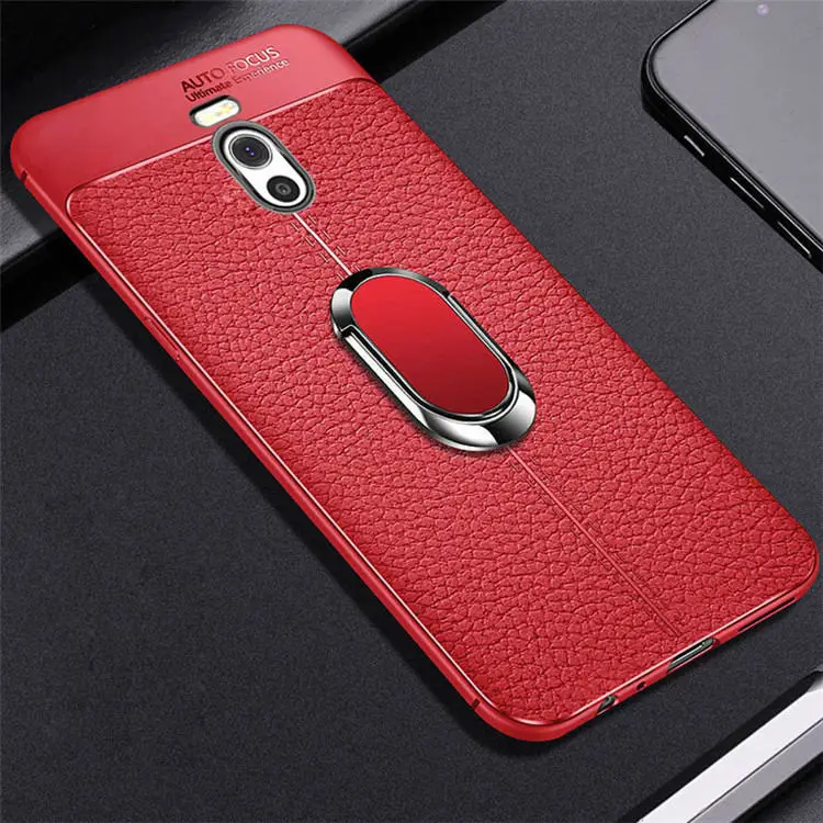 Red Case Палец кольцо чехол чехлы на мейзу м6 м5 нот Meizu M6 M5 Note Силиконовая чехол мейзу 15th лайт 16 м6s м5s про 7 плюс держатель Магнитный личи чехол Meizu 15 M5S M6 Note 16 Pro 7 Plus - Цвет: Red Case