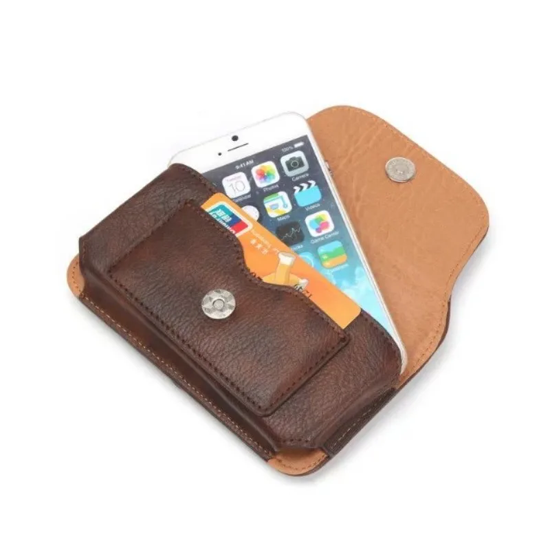 Чехол Кобура OEEKOI из искусственной кожи с рисунком носорога и зажимом для ремня LG