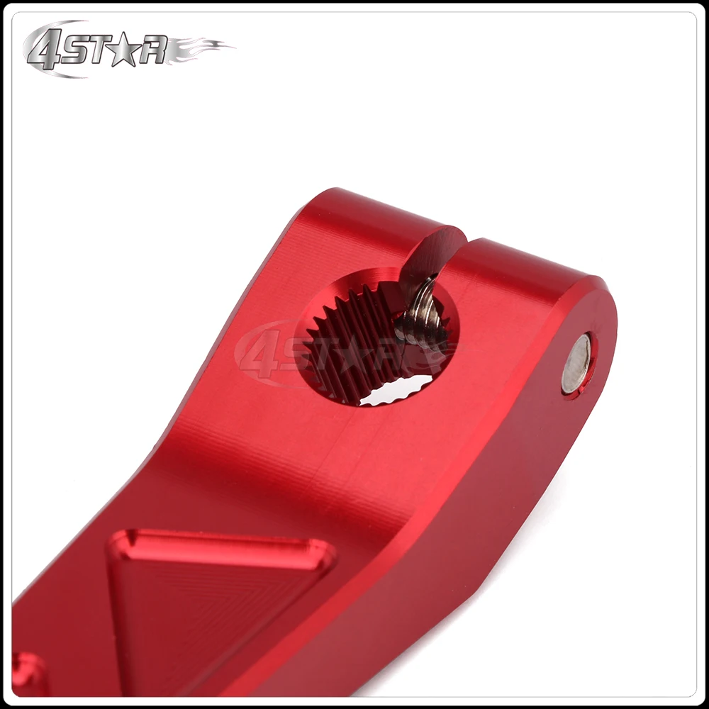 Мотоцикл с ЧПУ красный рычаг для коробки передач HONDA CRF150F CRF230F CRF 150F 230F 2003 2009 2012 2017