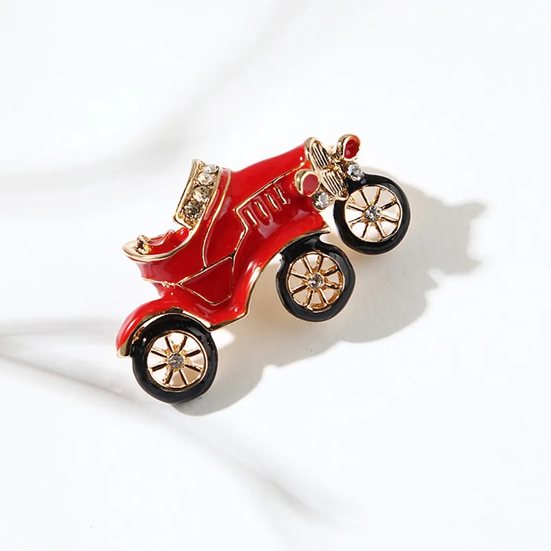 Брошь автомобиль в форме мотоцикла Броши для женщин воротник клип одежда