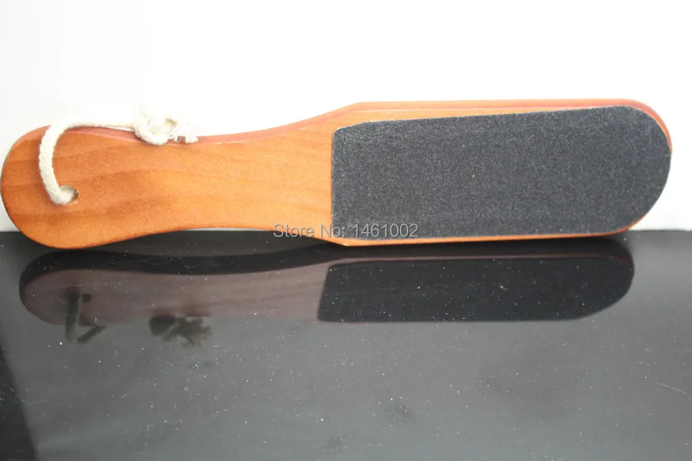 6 шт/лот деревянная двусторонняя терка для пяток инструмент педикюра бесплатная