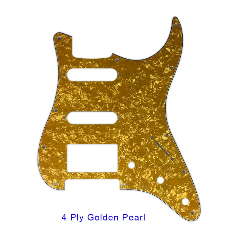 Pleroo аксессуары для гитары 11 винтовое отверстие Накладка для Fender Stratocaster США/мексиканский стандарт ST HSS с PAF Humbucker