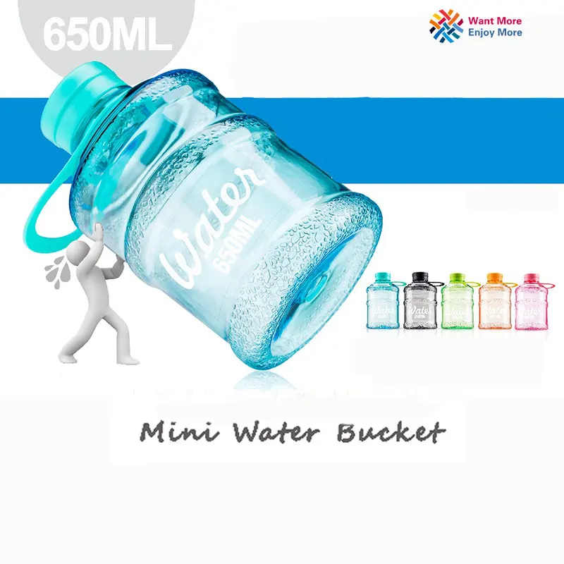 Креативные бутылки с водой для спортзала на открытом воздухе половина галлона