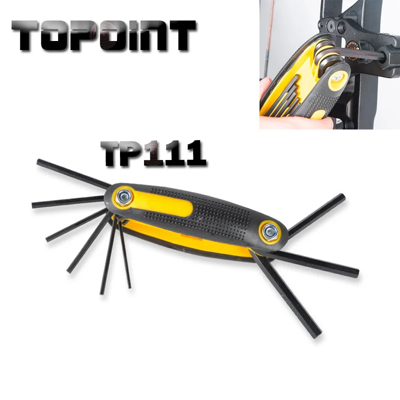 

9-piece composite bow for American-made folding wrench TP111, archery equipment, bow and arrow equipment