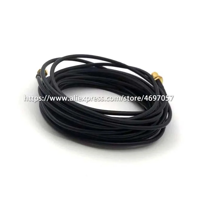 SMA штыревой к SMA Гнездовой кабель RG174 РЧ коннектор адаптер wifi антенна удлинитель 1 м 2 м 3 м 5 м