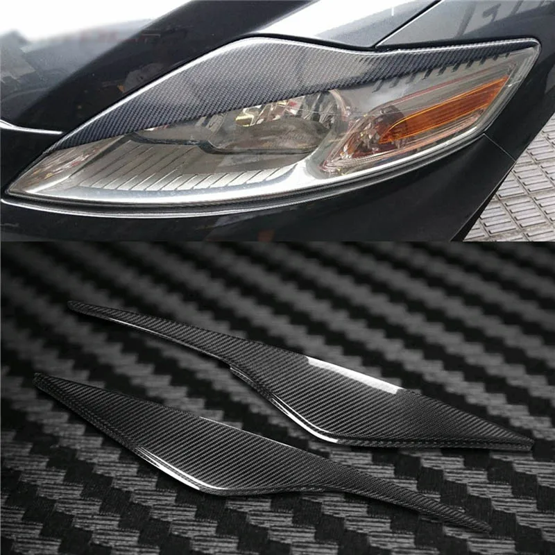 Наклейка для передней фары из углеродного волокна Ford Mondeo 2007 2013|Наклейки на