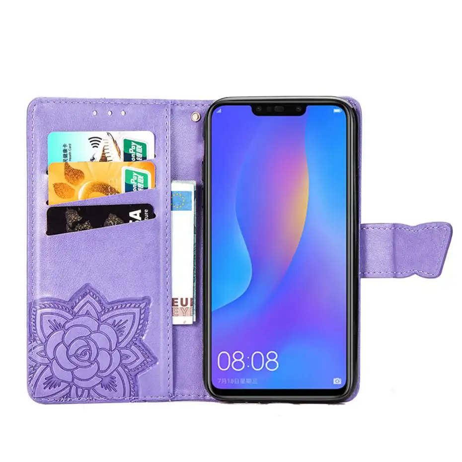 Чехол книжка из искусственной кожи для Huawei P20 P30 Mate 20 10 Pro Lite Nova 3 3i Enjoy 9 Y9 2018 Y6 Y7 P smart