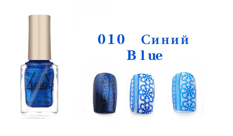 010 LULAA 6 мл штамповка лак для ногтей 12 цветов штамп для ногтей DIY штамповка лак для ногтей для рождественского дизайна ногтей Живопись лак для печати - Цвет: 010