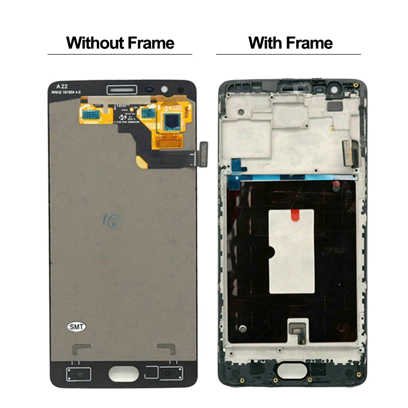 100% протестированный ЖК-дисплей A3000 для oneplus 3 A3003 сенсорный экран дигитайзер