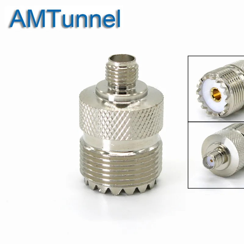 

SMA Fmale к SL16 гнездовой разъем UHF SL16 коаксиальный адаптер конвертер 1 шт. SMA Гнездовой к UHF гнездовой радиочастотный коаксиальный разъем