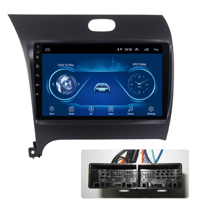 9 дюймов HD светодиодный полный сенсорный экран Android 8,1 gps навигация для Kia k3 2013- стерео система с Bluetooth - Цвет: Option 1