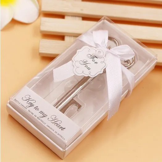

Key to my Heart Bottle Opener Wedding favors gifts beer wine opener