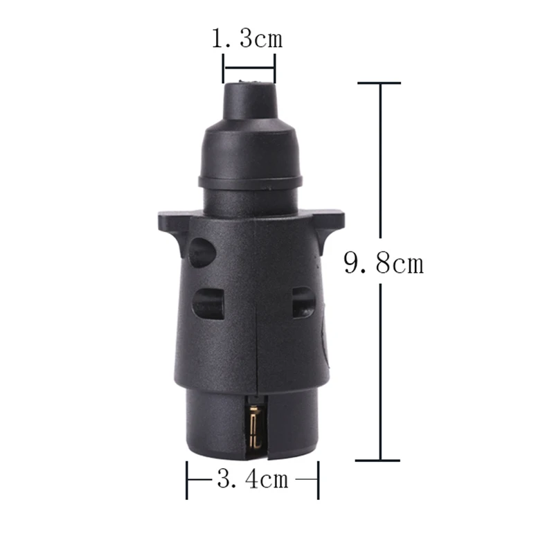 12 V 7 Pin пластиковый прицеп мужские вилки с 6 M pin прямой кабель для лодки караван