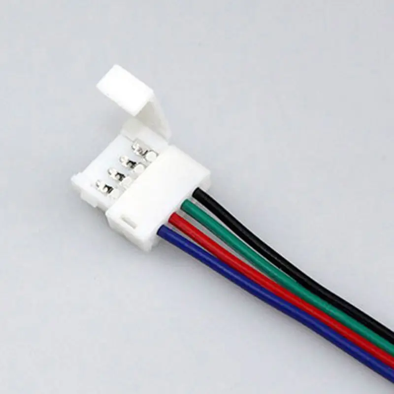 4 контаксветодиодный разъем светодиодной RGB ленты 5x10 мм печатная плата без пайки
