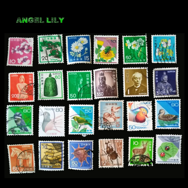 Милые почтовые штампы в японском стиле с почтовой маркой для подарка 50 шт./лот|stamp