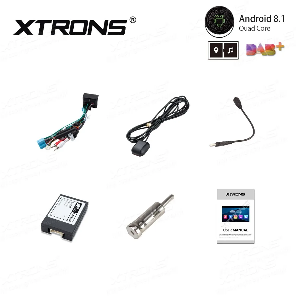 XTRONS 7 &quotAndroid 8 1 автомобильный стерео dvd плеер радио GPS навигация WIFI TPMS для FORD Focus II C