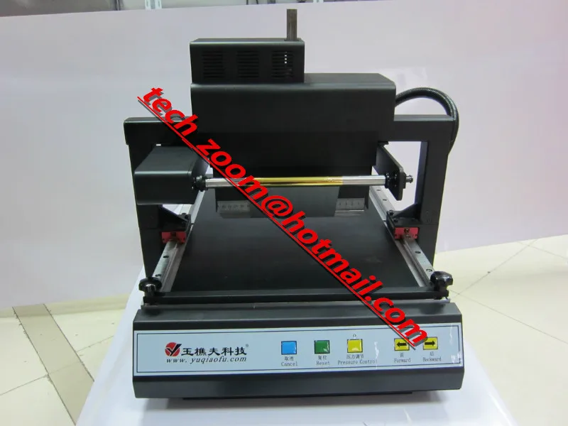 Цифровой автоматический планшетный принтер машина для горячей печати фольгой A3